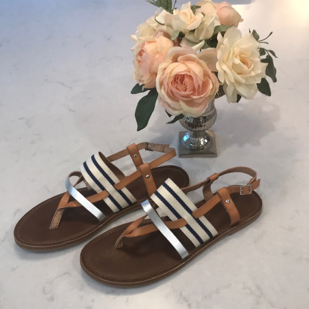 Mossimo Stripe Leather Sandals